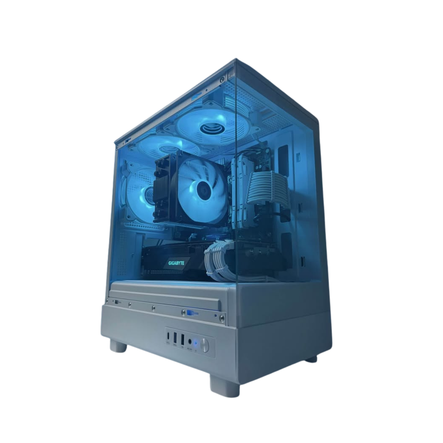 Mid/High-End White Gaming PC – Plug and Play
